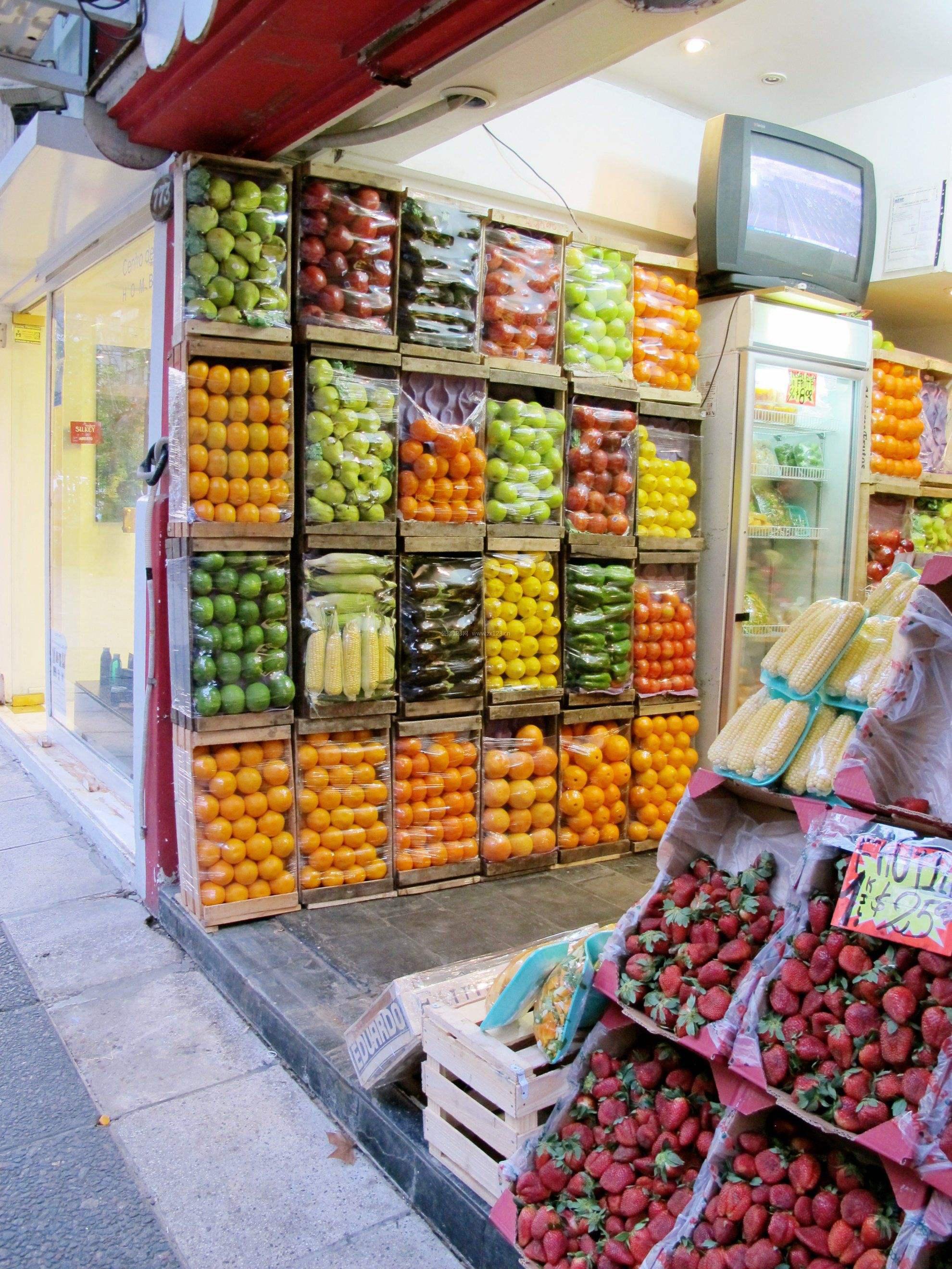 水果店面装修效果图片大全