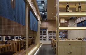 日式料理风格店面装修效果图