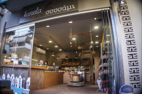 国外蛋糕店门面室内装修效果图