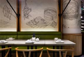 2018最新湘菜饭店包间装修效果图片