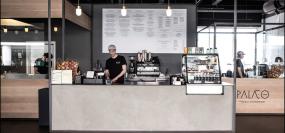 奶茶店收银台设计装修效果图片