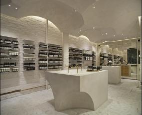 精致简约化妆品店展厅设计装修效果图片大全