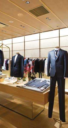 服装店休闲区货架装饰装修效果图片
