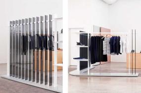 服装店男装门面装修效果图片