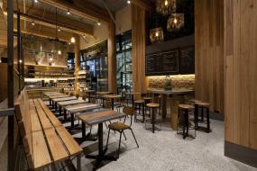 超市奶茶店吊顶装修设计效果图片