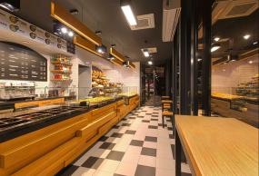 西式蛋糕店门面室内装修效果图2018图片