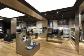 男士服装店吊顶灯装修设计效果图