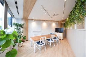 现代简约黑白风格工装办公室效果图