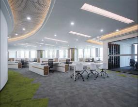 2018员工办公室集成吊顶灯装修效果图片