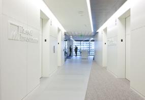 时尚办公室过道背景墙装修图片大全