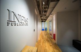 上海办公室集成吊顶灯装修效果图片欣赏