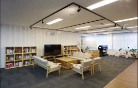 写字楼中式办公室吊顶装修风格效果图