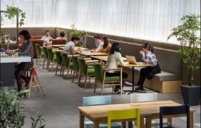 欧式设计办公室办公桌椅装修效果图片