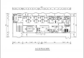 公司办公室布置效果图