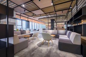 软件公司办公室装饰设计效果图大全