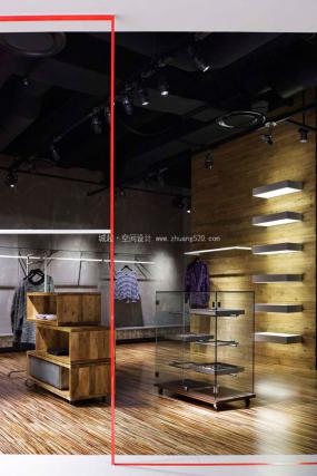 鞋帽店展柜装潢图片