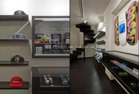 鞋帽店展柜装修设计图片