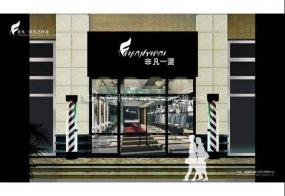 理发店门头图片装修