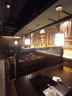 日式火锅店装饰效果图大全
