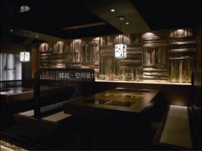 日式火锅店装修实景图片