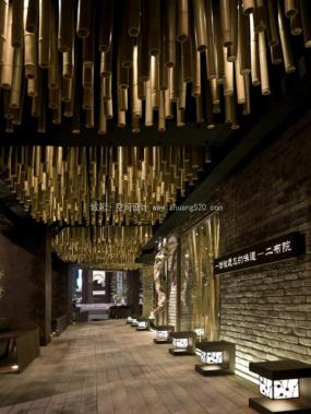日式火锅店装修效果图
