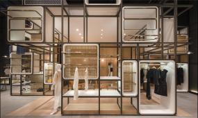 最新品牌女装店装饰实景图