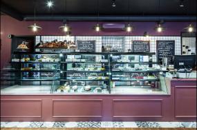 最新面包店设计装饰效果图片