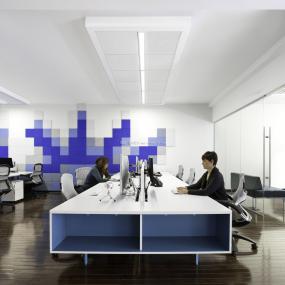 最新写字楼木地板瓷砖设计装修图片