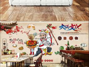 工装墙面涂鸦效果图片
