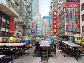 港式茶餐厅效果图片