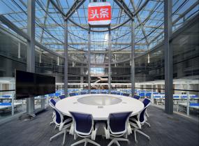会议室布局装修实景图片