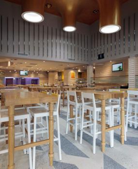最新酒店自助餐厅设计装饰效果图片