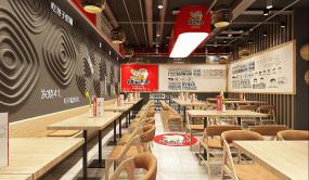 包子店装潢效果图
