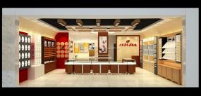 眼镜店布置装饰效果图片