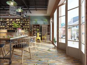 小型奶茶店装修设计效果图片