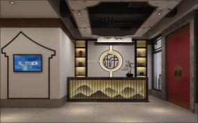四川火锅店装修高清图片