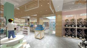 上海母婴店设计装修效果图