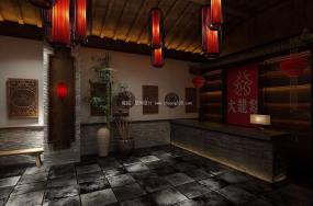 自助火锅店设计装饰效果图片