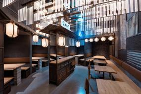 日本寿司料理店装修设计效果图片