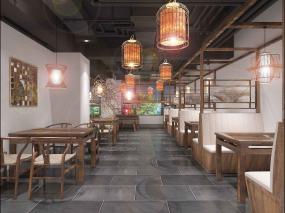 自助火锅店装修设计效果图