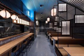 高端日本寿司料理店装修效果图