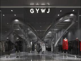 外贸服装店装修高清图片