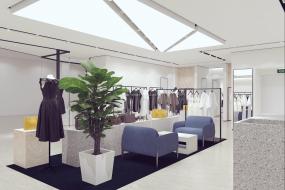 高档外贸服装店装修效果图