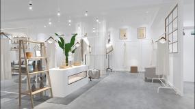 高档韩国服装店装修图片