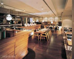 高档连锁西餐厅装修效果图