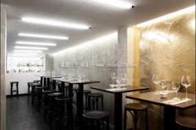 红酒餐厅装修实物图片