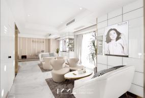 连锁美发店装修装潢效果图