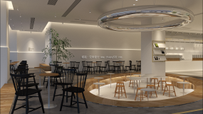 奶茶店设计装饰图