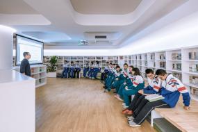 最新图书馆设计装饰效果图片