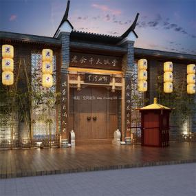 饭店装潢图片